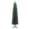 vidaXL &Aacute;rvore de Natal Artificial Verde 210 cm PVC e A&ccedil;o e Pl&aacute;stico