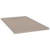 vidaXL Base de chuveiro SMC 120x70 cm castanho