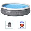 Bestway Conjunto piscina insufl&aacute;vel Fast Set com bomba 396x84 cm