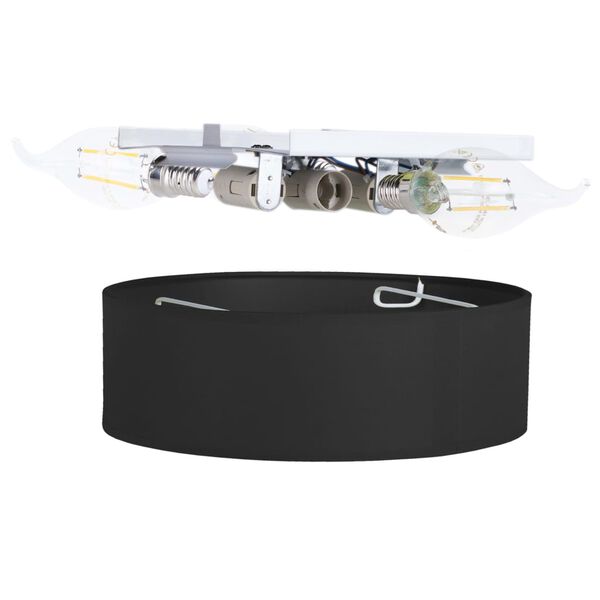 Smartwares Plafon/ilumina&ccedil;&atilde;o de teto 40x40x10 cm preto