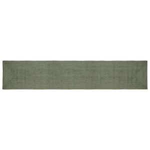 vidaXL Tapetes de &aacute;rea Retangular Verde-Azeitona 80 x 400 cm Juta