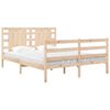 vidaXL Cama sem colch&atilde;o 135x190 cm madeira de pinho maci&ccedil;a