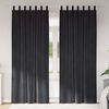 vidaXL Cortinas opacas 2 pcs Cinza Escuro 140 x 225 cm Veludo