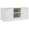 vidaXL M&oacute;vel de TV 99x39x44 cm a&ccedil;o branco