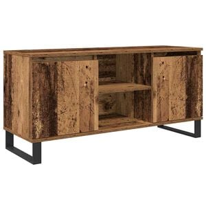 vidaXL Gabinete para TV Madeira Antiga 104 x 35 x 50 cm