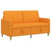 vidaXL Sofa com Armazenamento Amarelo Escuro 152 x 78 x 87 cm