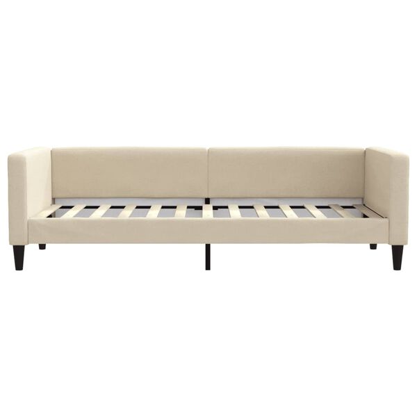 vidaXL Sof&aacute;-cama 80x200 cm tecido cor creme