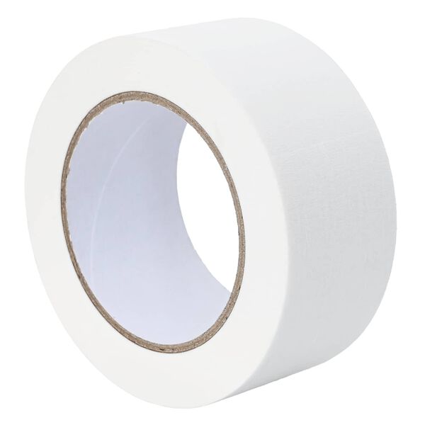 vidaXL Fitas de M&aacute;scara para Pintores 50 pcs Branco 50mm x 50m Papel