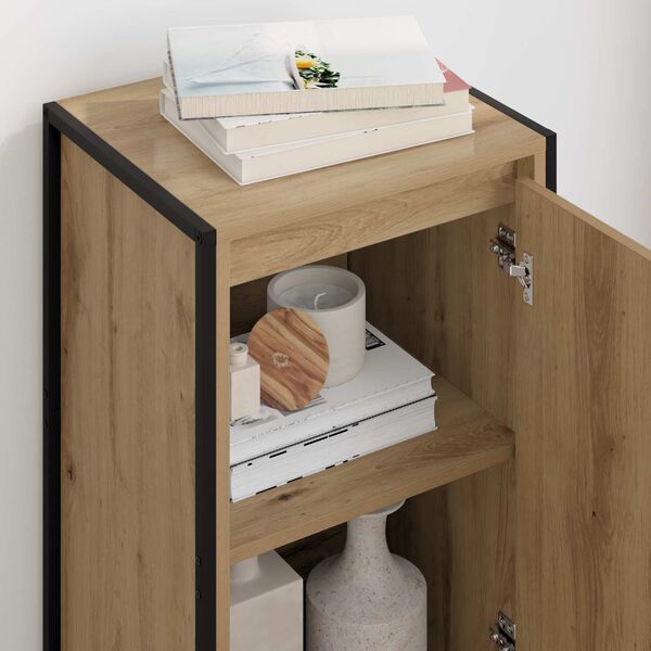 vidaXL Buffet Carvalho Artesanal 43 x 36 x 75,5 cm Madeira processada