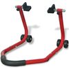 vidaXL Cavalete traseira moto, vermelho
