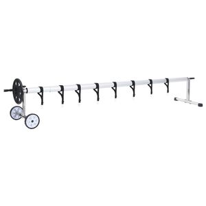 vidaXL Enrolador para cobertura de piscina com base em a&ccedil;o inoxid&aacute;vel