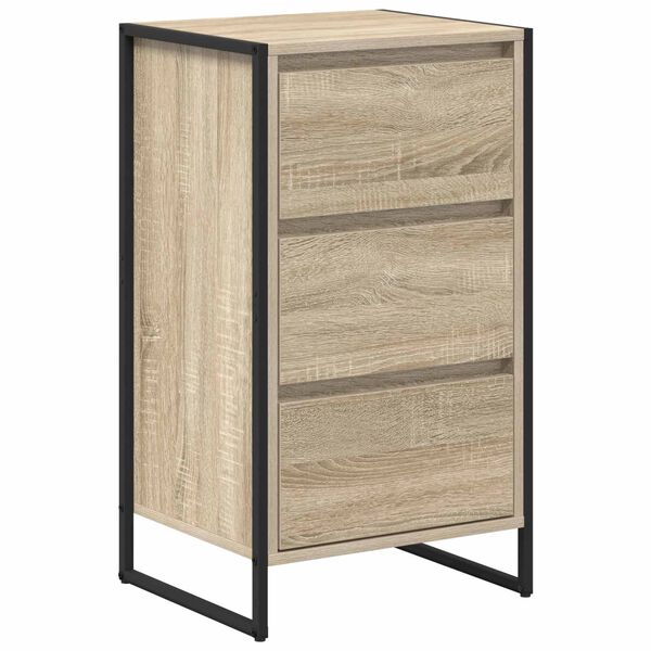 vidaXL Buffet com gaveta Sonoma 42 x 36 x 75,5 cm Madeira processada