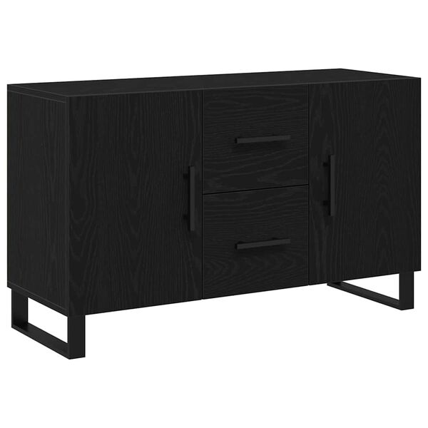 vidaXL Buffet Carvalho preto 100 x 36 x 60 cm Madeira processada