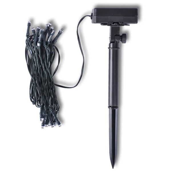 Corda LED Solar 24 Luzes 3,8m 2 pe&ccedil;as