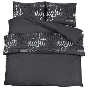vidaXL Conjunto de capa de edred&atilde;o 220x240 cm algod&atilde;o preto e branco