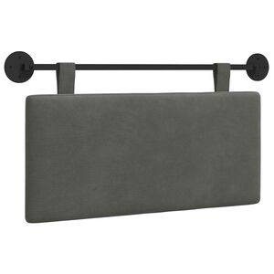 vidaXL Cabeceira Suspensa Montado na parede Tecido de Veludo Cotele