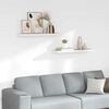 vidaXL Prateleiras parede 2pcs 90x23,5x3,8 cm MDF cor carvalho/branco