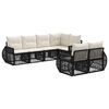 vidaXL Conjunto de Sof&aacute; de Jardim 7 unid. 7-N&uacute;mero de lugares