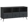 vidaXL Gabinete para TV Preto 102 x 34,5 x 50 cm Derivados de Madeira
