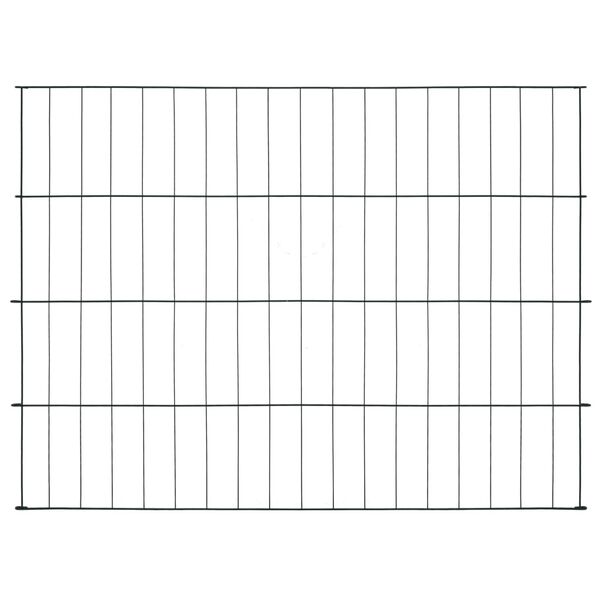 vidaXL Conjunto painéis de vedação para jardim 115x79 cm verde