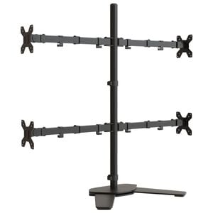 vidaXL Suporte para monitor VESA 75/100 mm a&ccedil;o preto