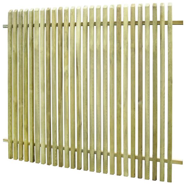 vidaXL Cerca de jardim 170x150 cm madeira de pinho impregnado