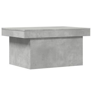 vidaXL Mesa de centro 100x55x40 derivados de madeira cinzento cimento
