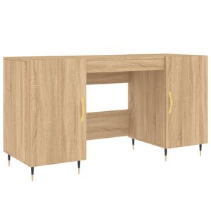 vidaXL Secret&aacute;ria 140x50x75 cm derivados de madeira carvalho sonoma
