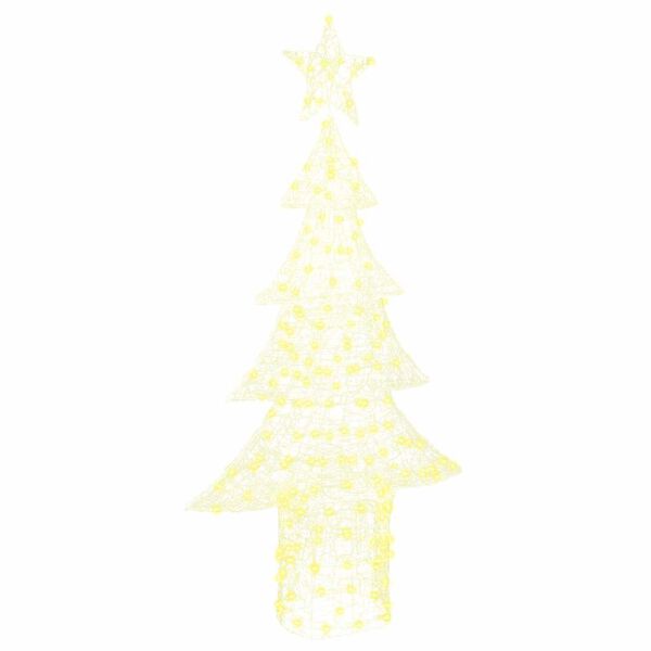 vidaXL &Aacute;rvore de Natal com 240 LEDs Branco quente 150 cm Acr&iacute;lo