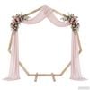 vidaXL Arco de Casamento Marrom Claro 221 x 92 x 216 cm