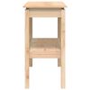 vidaXL Mesa consola 110x40x75 cm madeira de pinho maciça
