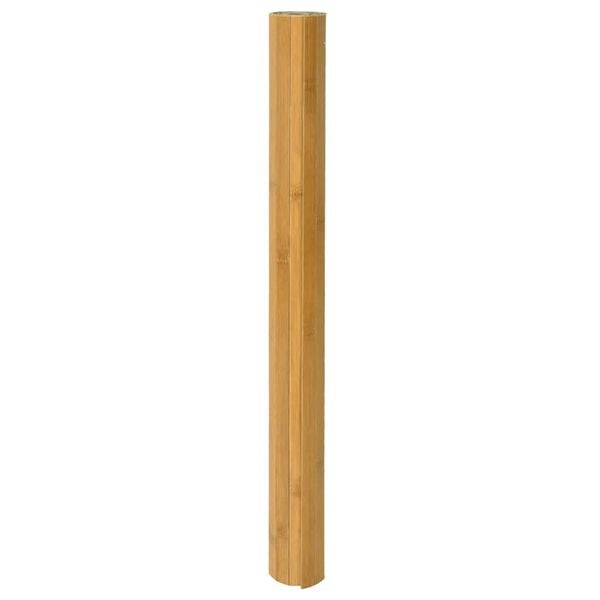 vidaXL Tapete retangular 70x200 cm bambu cor natural