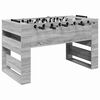 vidaXL Mesa de Pebolim Sonoma cinza 146,5 x 74 x 85 cm