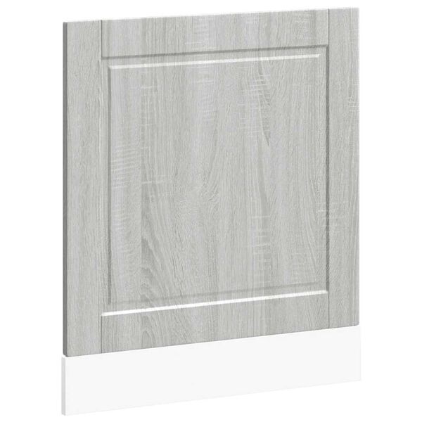 vidaXL Painel m&aacute;quina lavar lou&ccedil;a Porto cinzento sonoma 60x1,5x67 cm