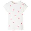 T-shirt infantil cor cru 116