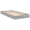 vidaXL Estrutura cama 90x200 cm derivados de madeira cinzento sonoma