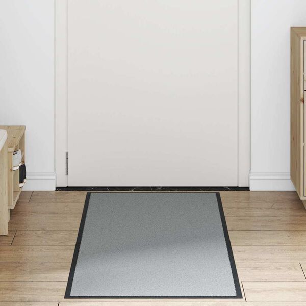 vidaXL Capacho 60x150 cm cinzento