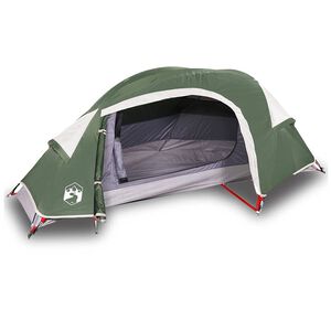 vidaXL Tenda de campismo c&uacute;pula para 1 pessoa imperme&aacute;vel verde