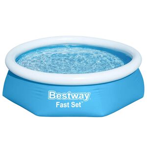 Bestway Piscina insufl&aacute;vel redonda Fast Set 244x61 cm 57265