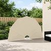 vidaXL Toldo lateral dobr&aacute;vel para terra&ccedil;o 160 cm creme