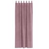 vidaXL Cortinas opacas 2 pcs Rosa Escuro 140 x 260 cm Veludo