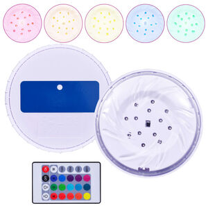 vidaXL Luz LED piscina submers&iacute;vel/flutuante controlo remoto multicor
