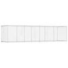 vidaXL Canil de exterior 760x192x185 cm