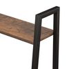 vidaXL Estante de p&eacute; 5 prateleiras 56x35x174 cm castanho-escuro/preto