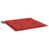 vidaXL Almofad&otilde;es p/ cadeiras jardim 2pcs 40x40x4 cm oxford vermelho