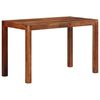 vidaXL Mesa de jantar 120x60x76 cm madeira maci&ccedil;a de ac&aacute;cia