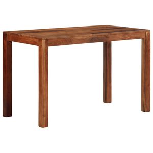 vidaXL Mesa de jantar 120x60x76 cm madeira maci&ccedil;a de ac&aacute;cia
