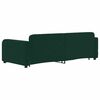 vidaXL Sof&aacute;-cama c/ gavet&atilde;o e gavetas 90x200 cm veludo verde-escuro
