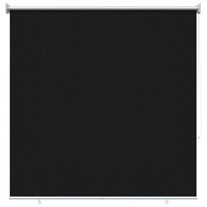 vidaXL Persiana Rol&ocirc; Externa com Bloco de 90% UV Preto 140 x 140 cm