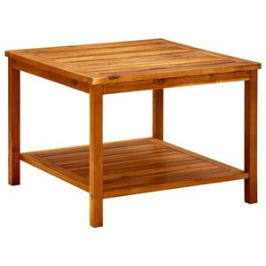 vidaXL Mesa de centro 60x60x45 cm madeira de ac&aacute;cia maci&ccedil;a